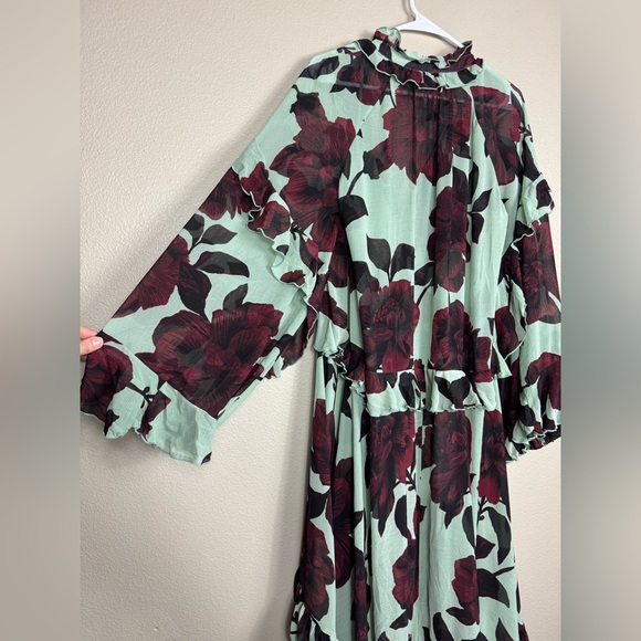 Free People Hearts Run Wild Maxi Dress large EUC H - Picture 7 of 10